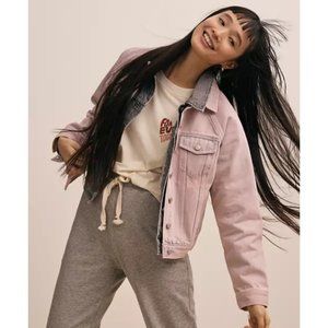 Madewell The Raglan Oversized Jean Jacket, Size S.